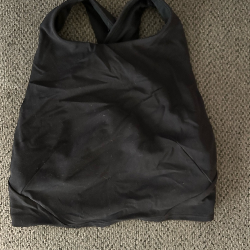 lululemon athletica Black Crop Top